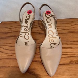 Sam Edelman Women's Cream Heels